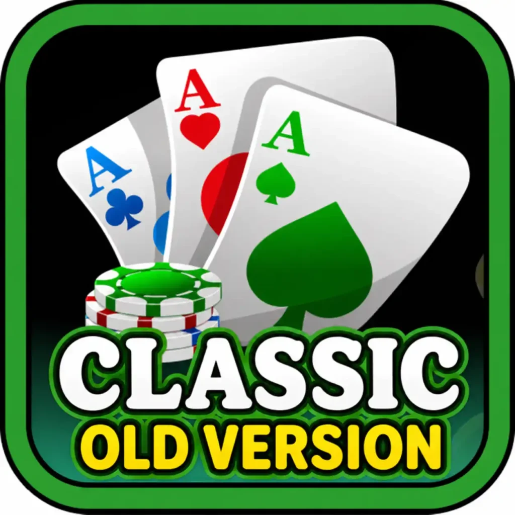 Teen Patti Master old version classic icon with playing cards and chips for safe APK download